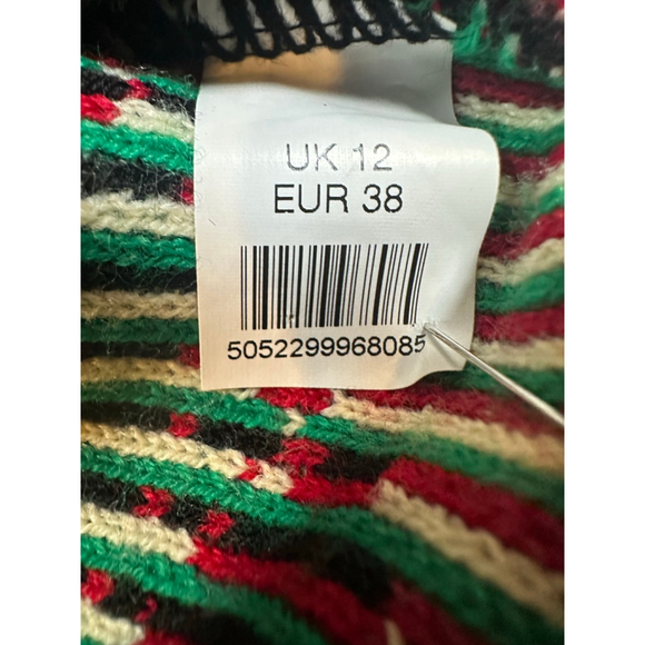 Chelsea Girl Rose Knit Sweater | Y2K Floral Crop | Made in U.K. | US 8 / UK 12 - Picture 7 of 9